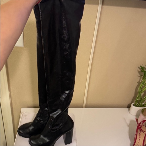 Aldo Black Heeled Boots for Women - Picture 3 of 7